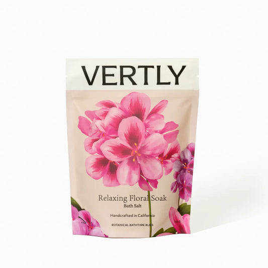 vertly / relaxing floral soak - bath salts
