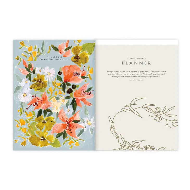 seedlings / planner - vintage floral