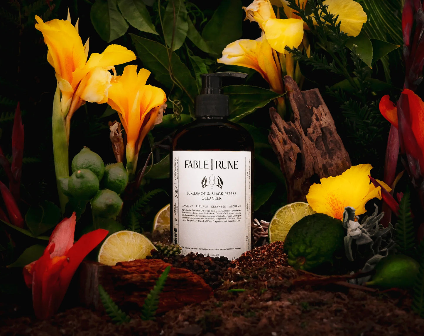 fable || rune / cleanser - bergamot & black pepper