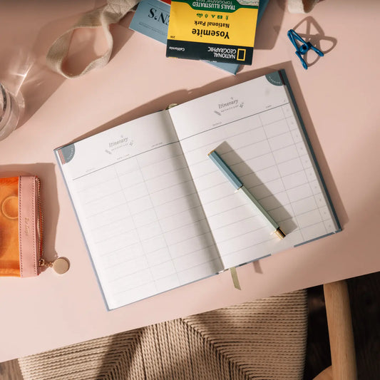 papier / guided travel journal - coral reef