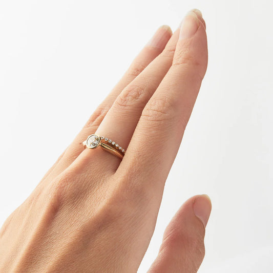 floe diamond ring band - natural diamond