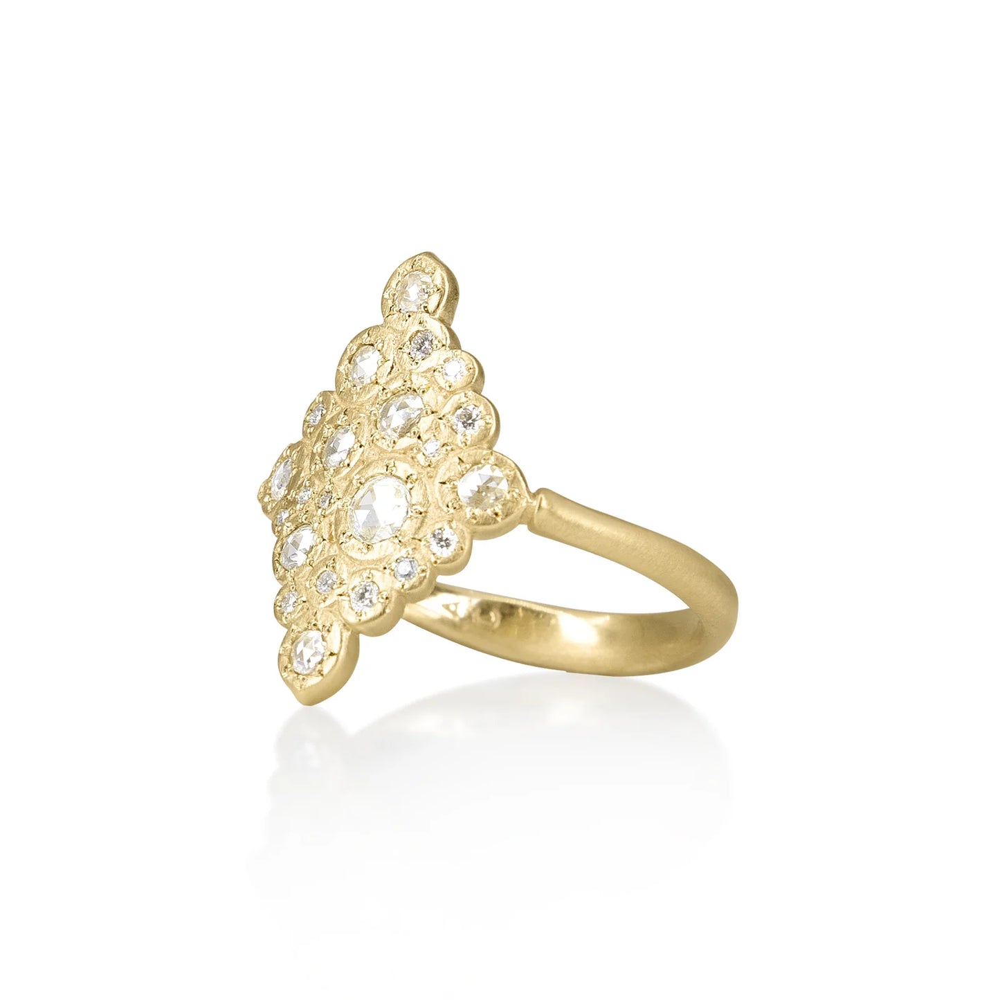 mosaic ring - natural diamond