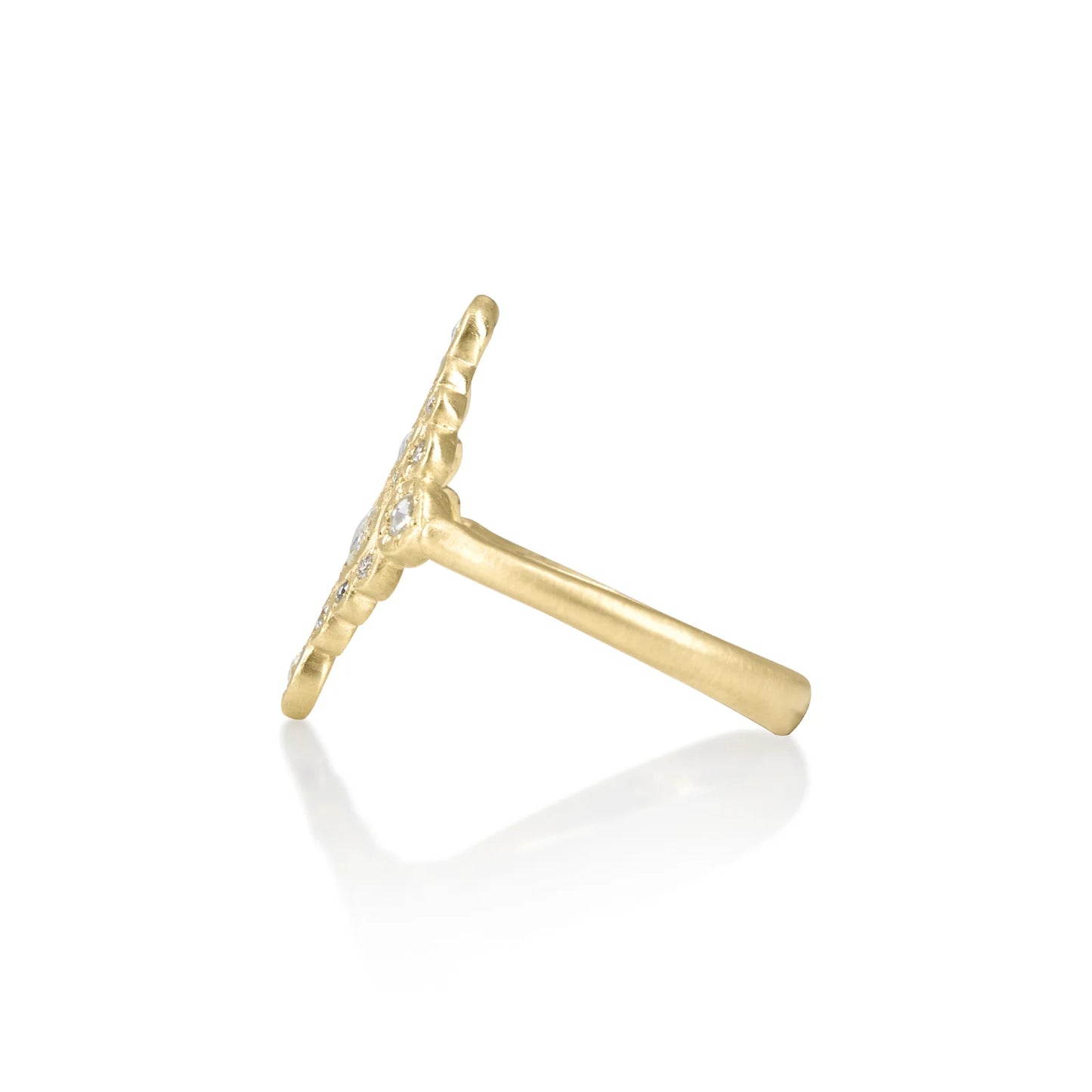 mosaic ring - natural diamond