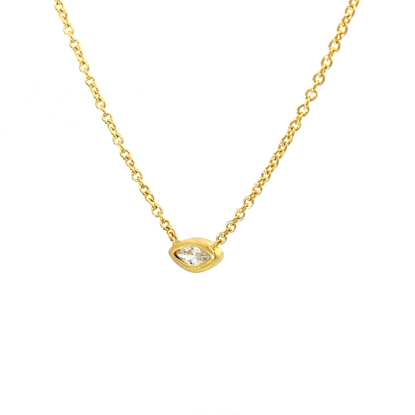 marquise necklace - cz