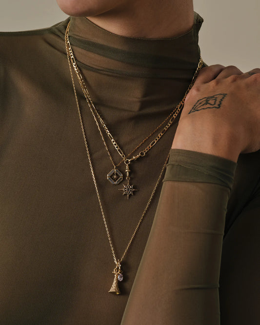métier / london flats chain necklace