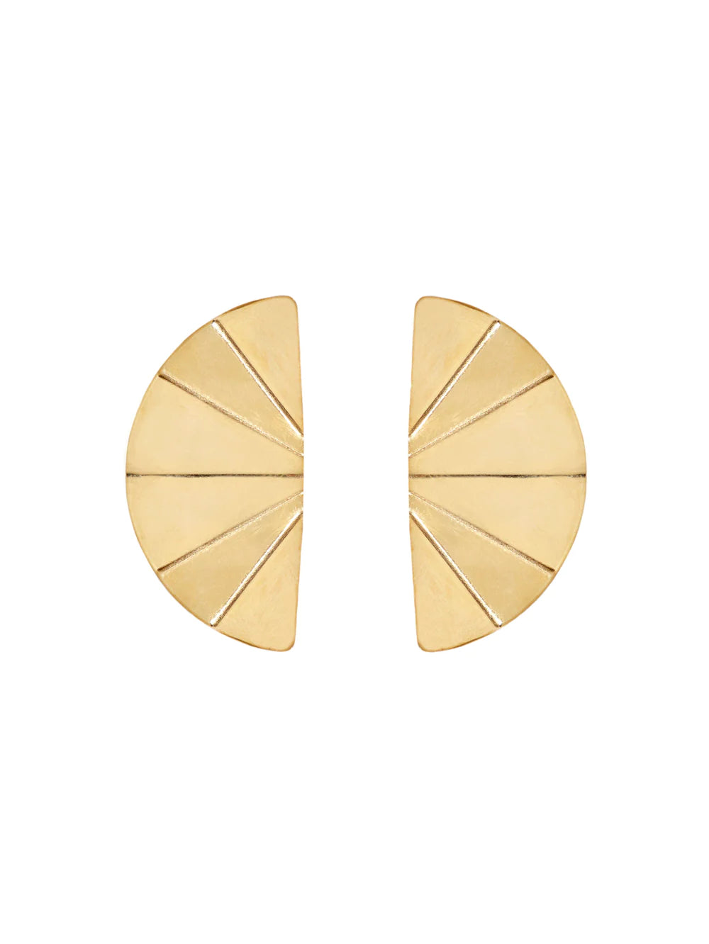 ruffle stud earrings