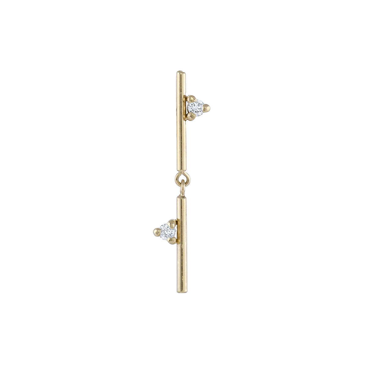 andromeda mini stick earrings