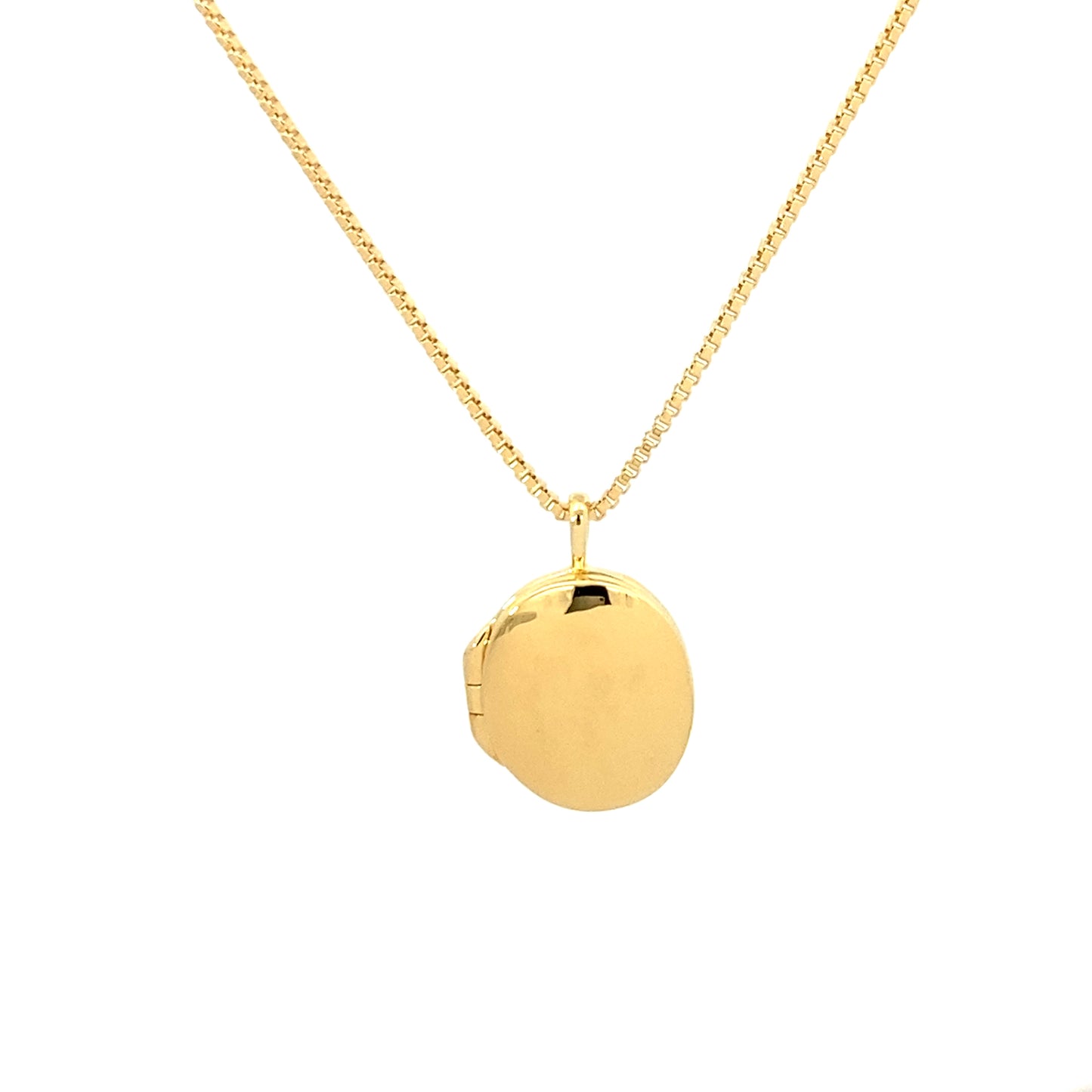 small oval locket pendant necklace