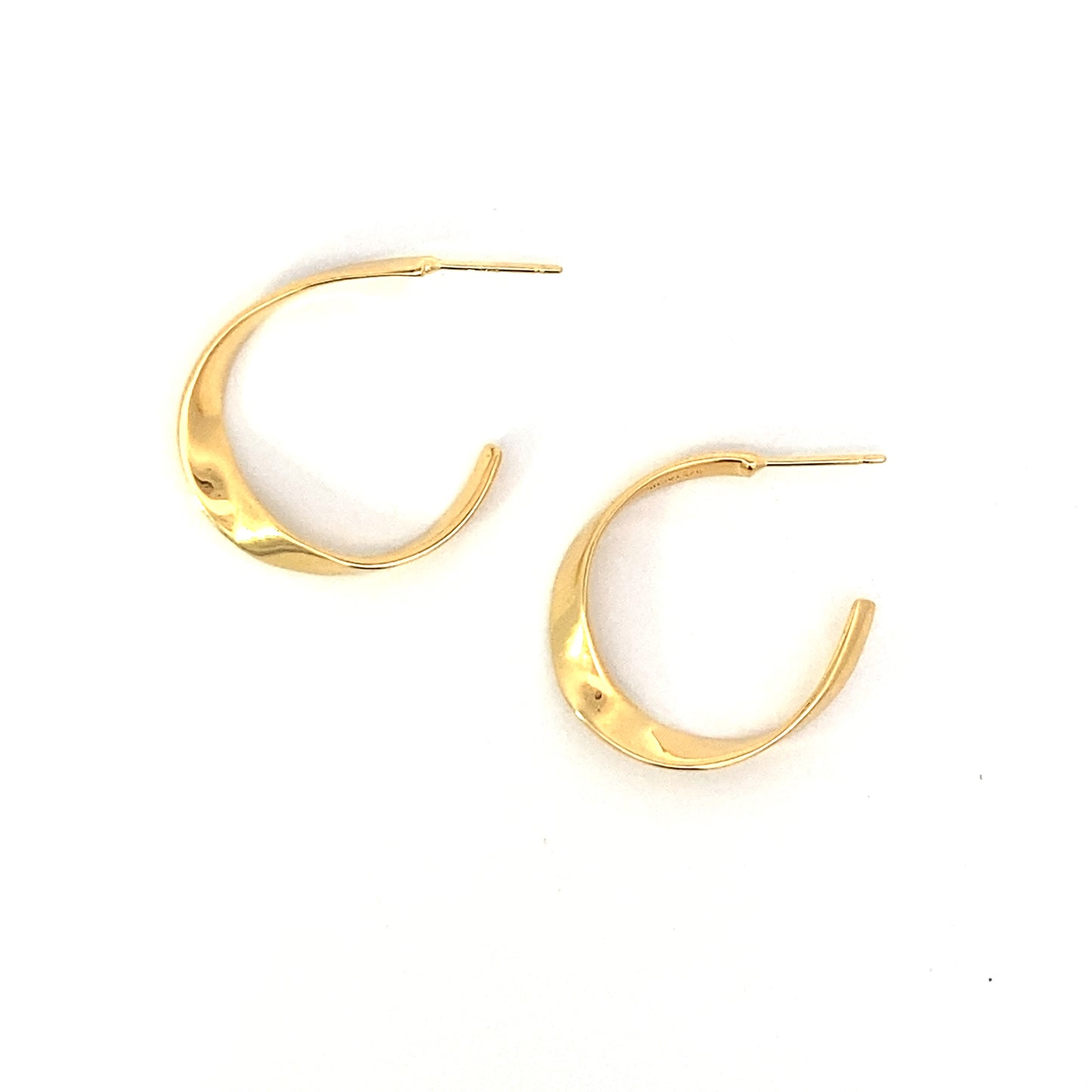twisted ribbon hoops