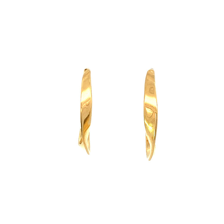 twisted ribbon hoops
