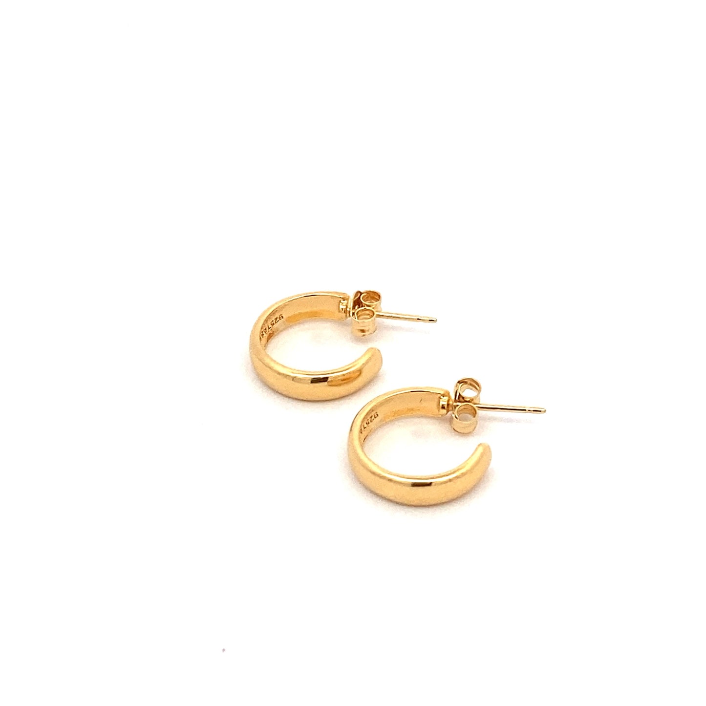 perfect little post hoop earrings