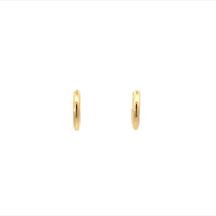 click huggie hoop earrings - 12mm