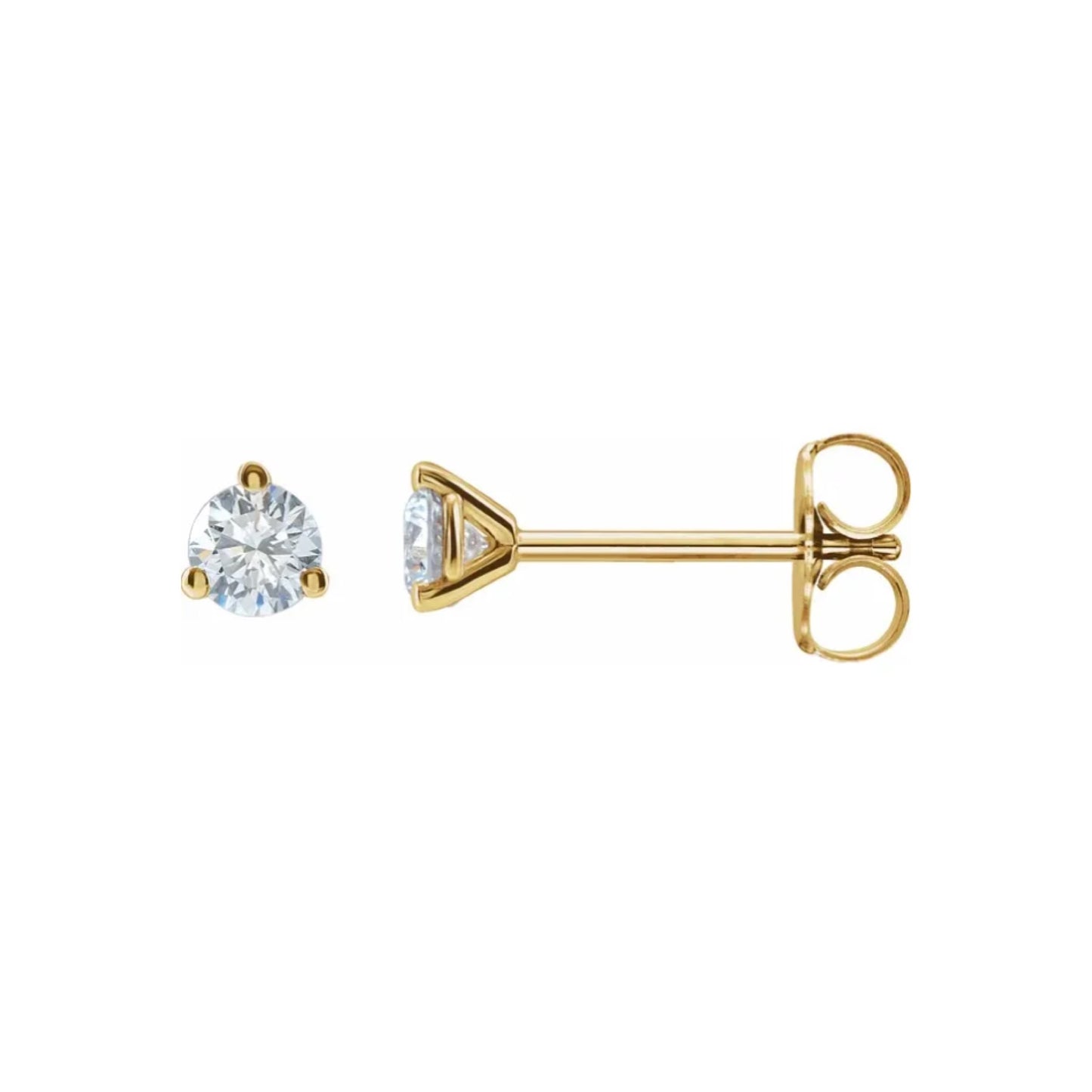 grown diamond stud earrings