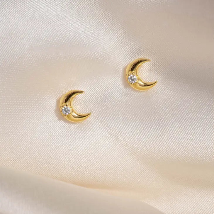 luna stud earrings