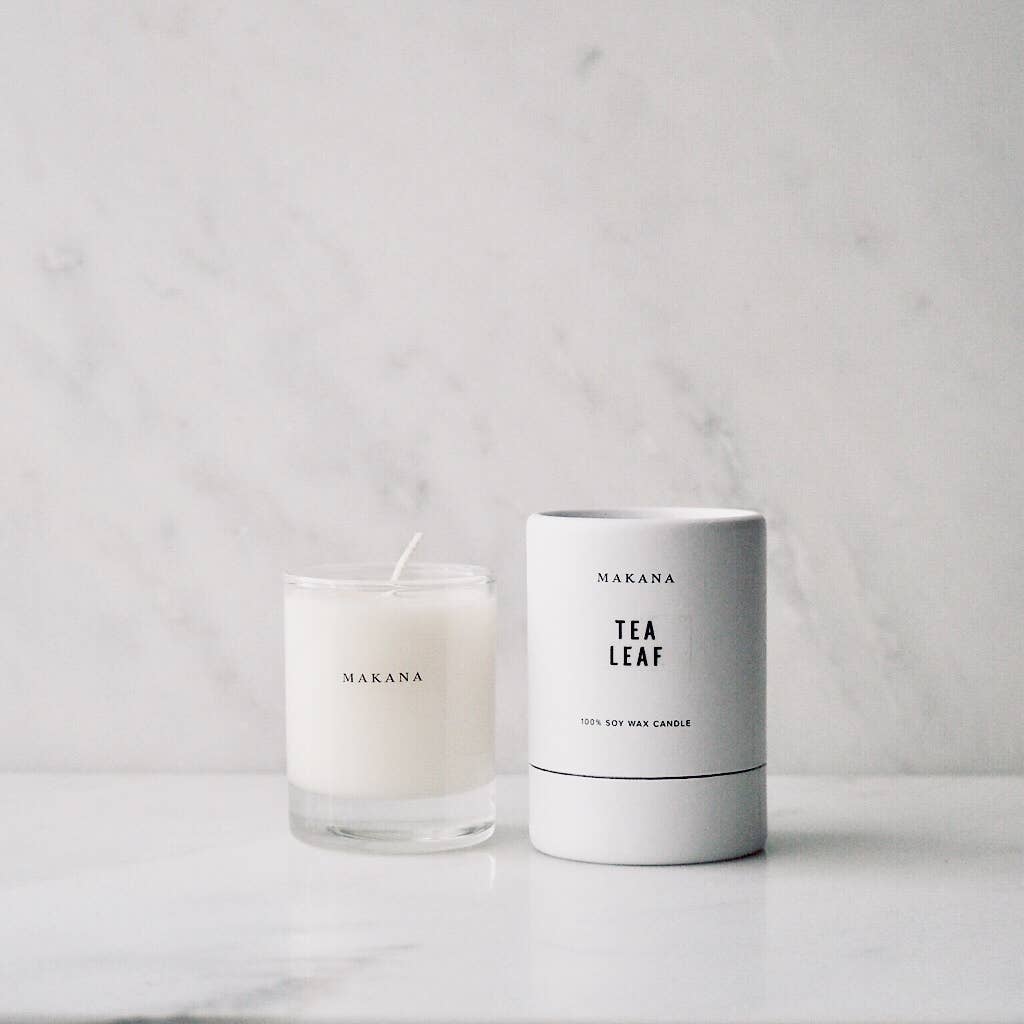 makana / candle - tea leaf