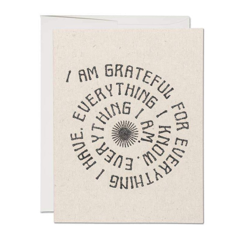 grateful for everything card