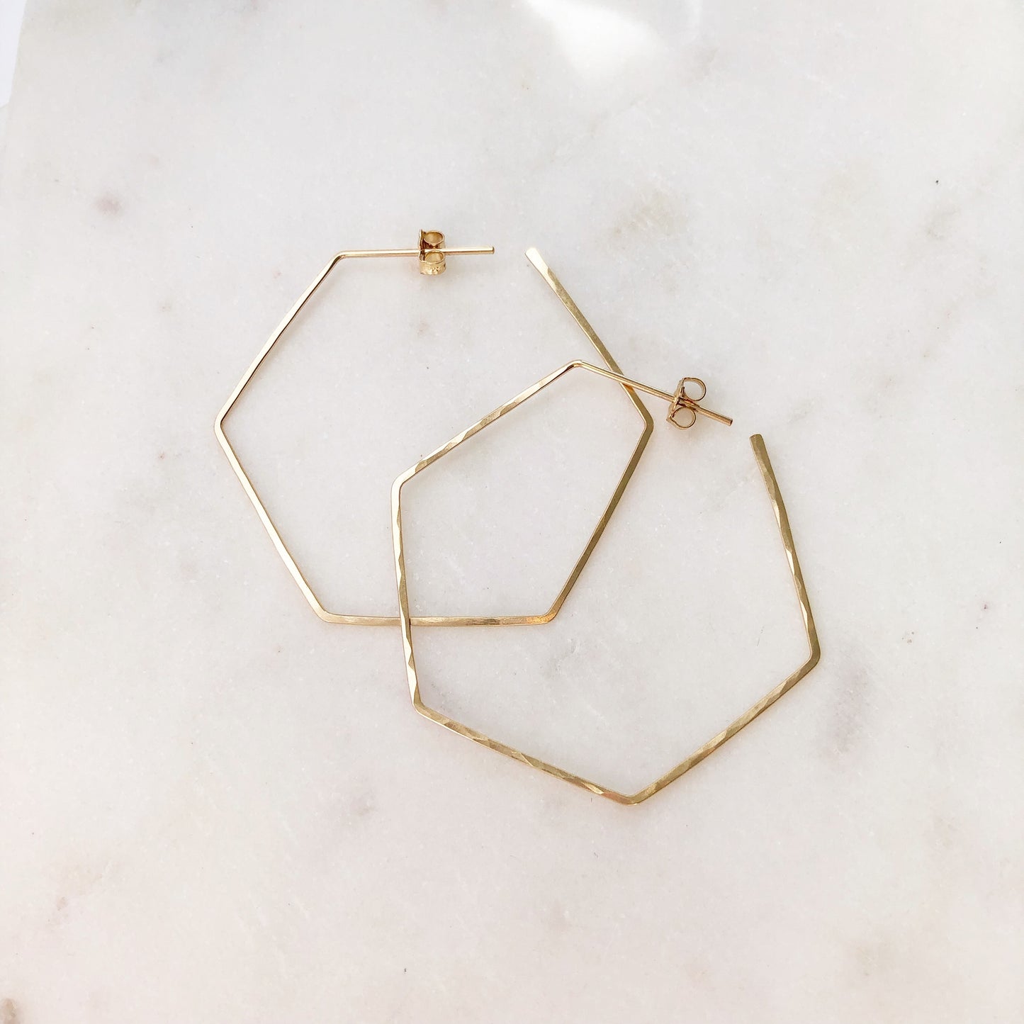 honey hoop earrings