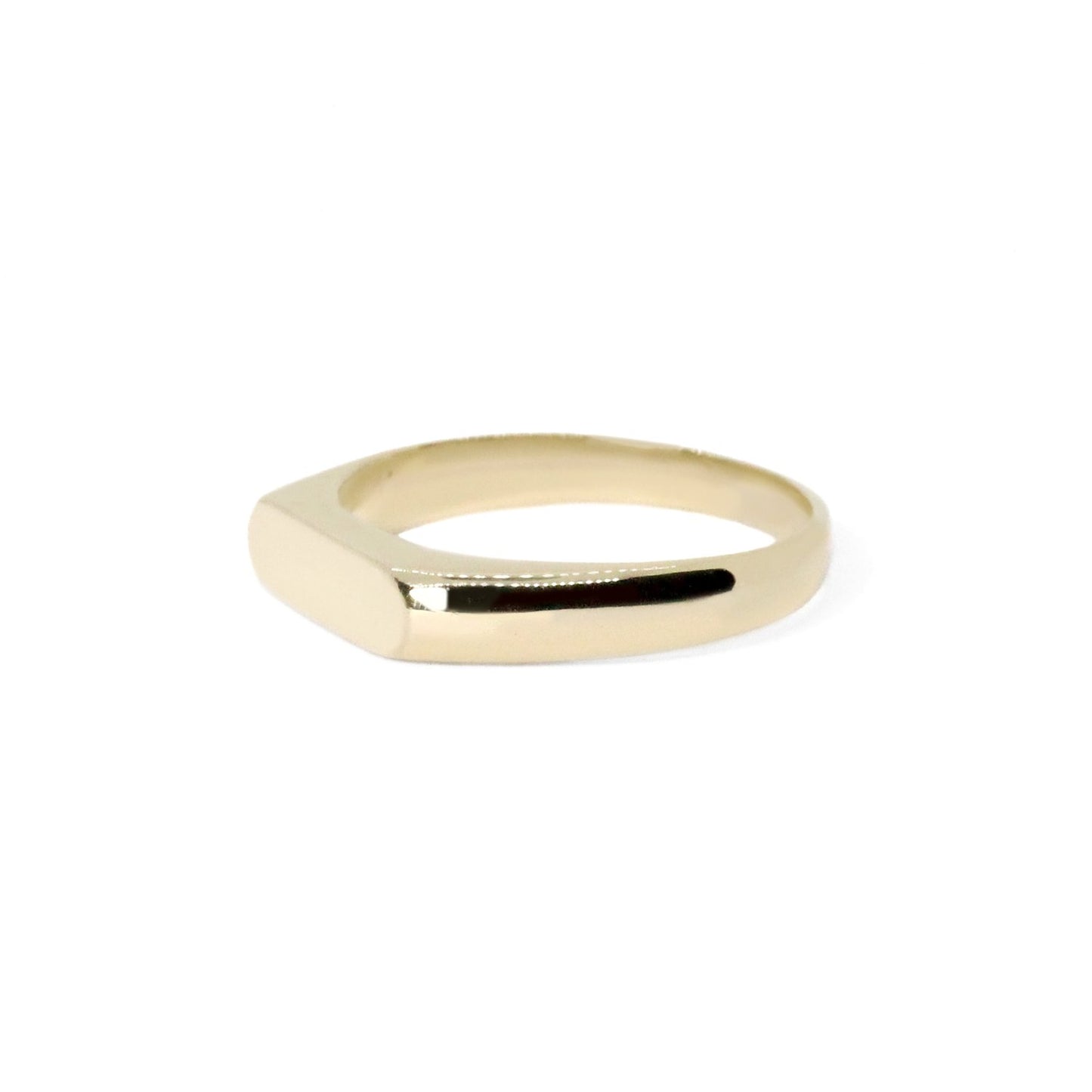 aisha skinny signet ring