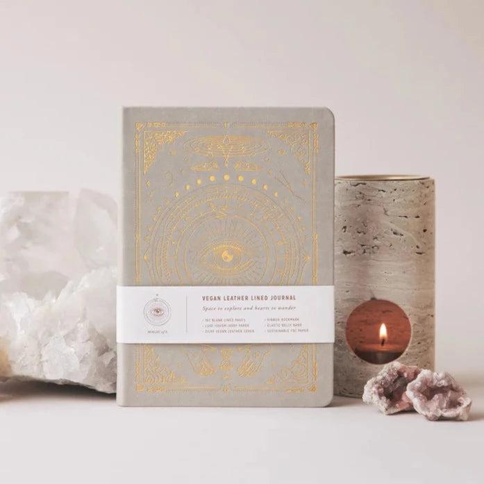 magic of i / vegan leather lined journal