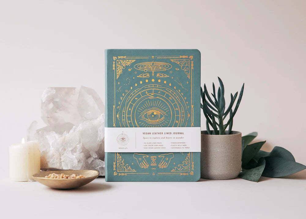 magic of i / vegan leather lined journal