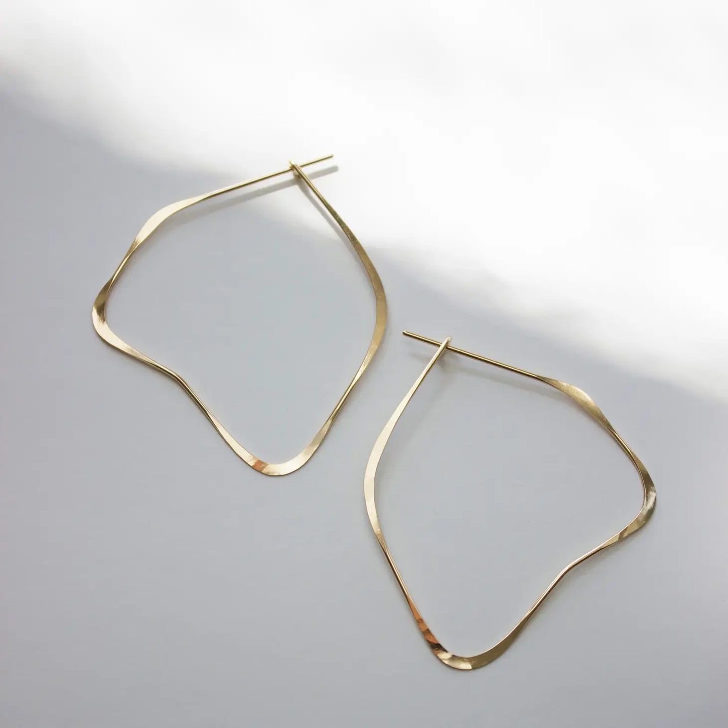 organic hoop earrings