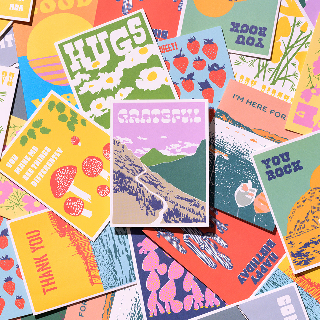 gratitude mountain card