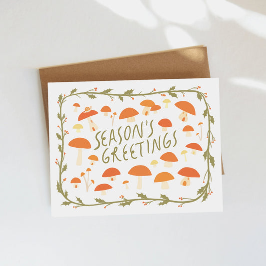 mushroom season card