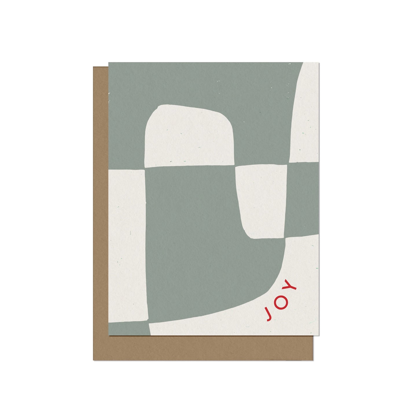 modern joy holiday card
