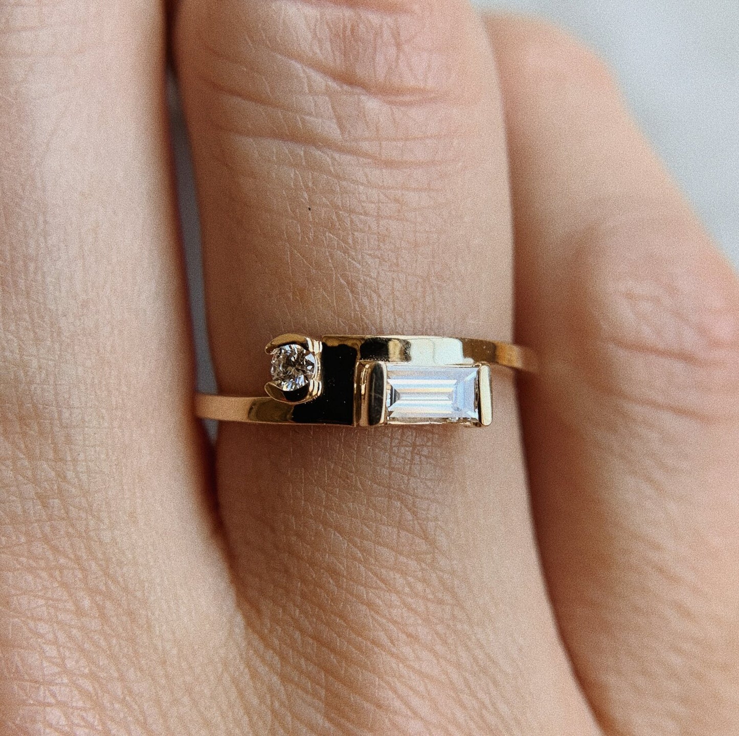 dylan ring - grown diamond - made to order