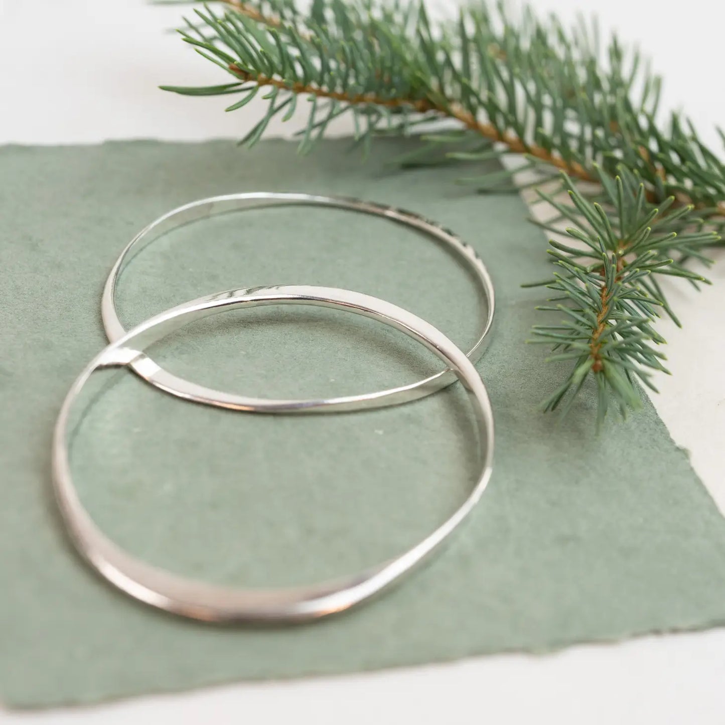 oval bangle bracelet