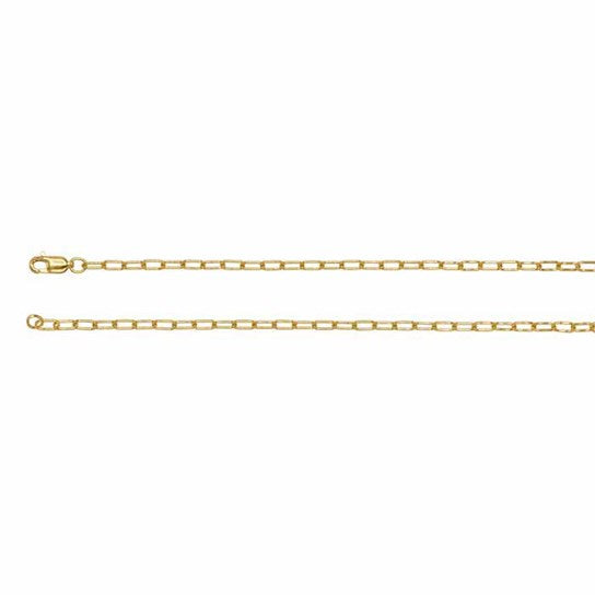 chain necklace / paperclip - 2.6mm