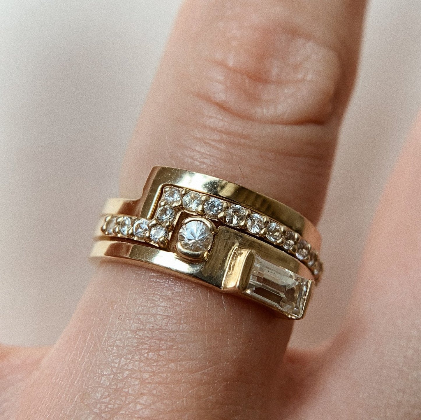 dylan band - grown diamond - made to order
