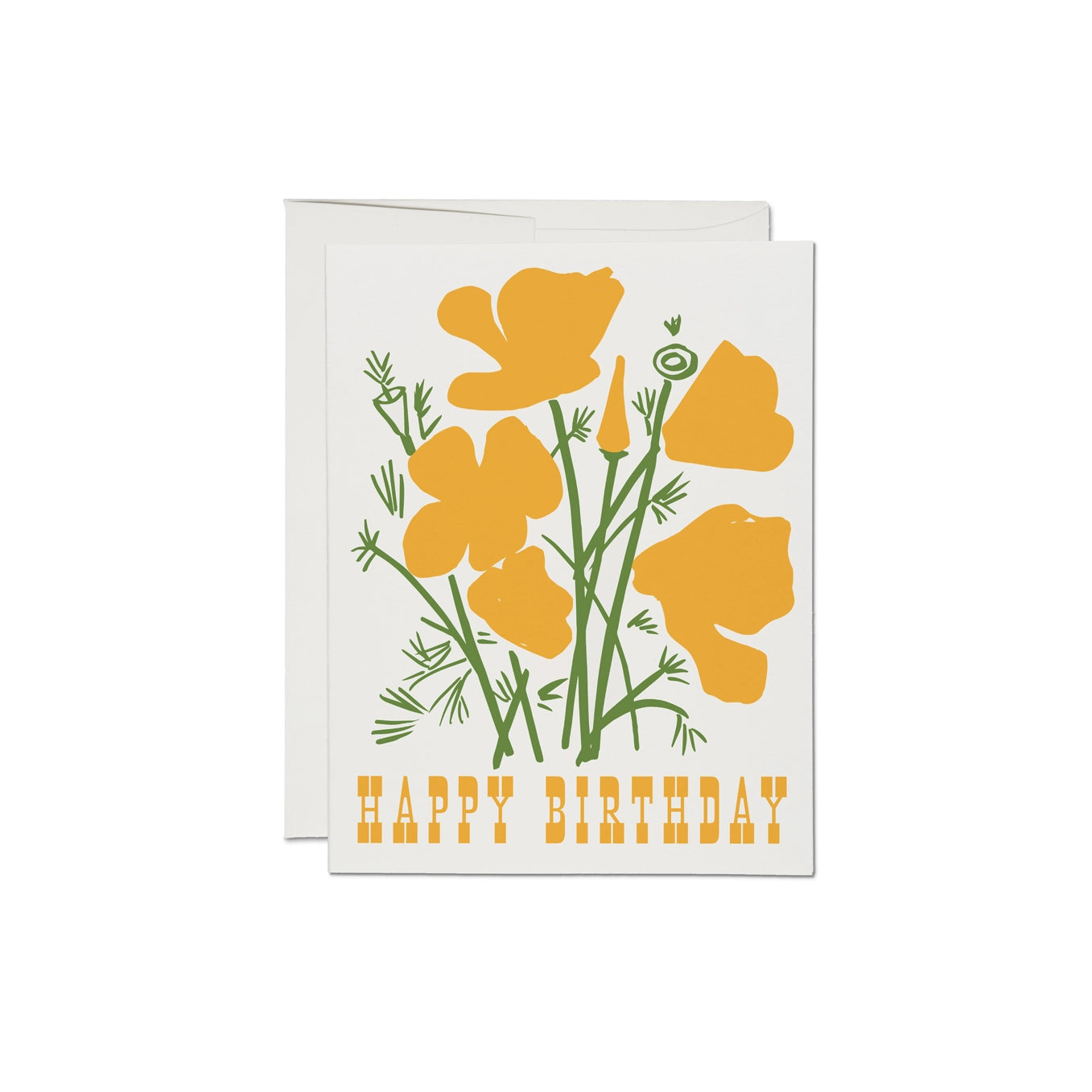 california poppy card