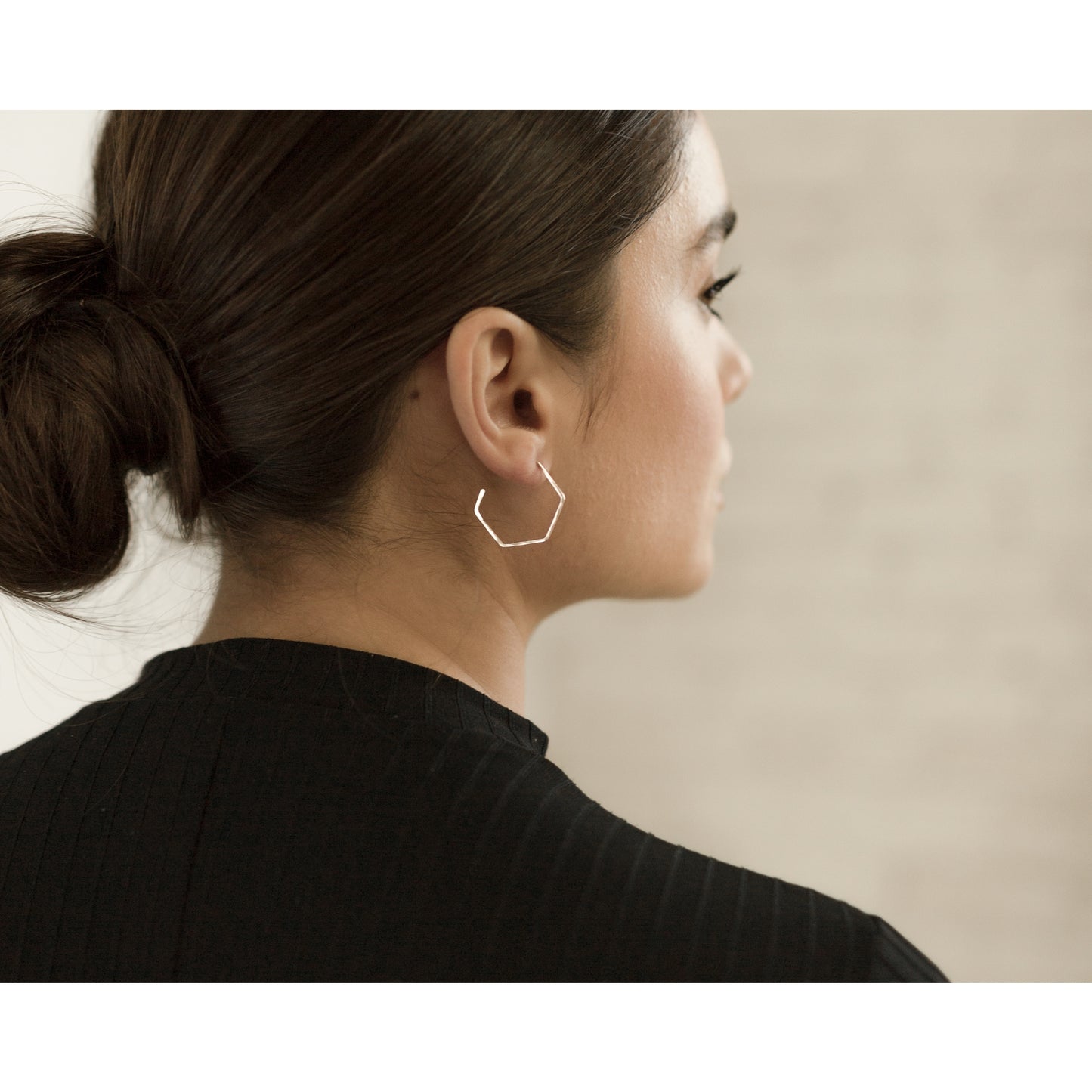 honey hoop earrings