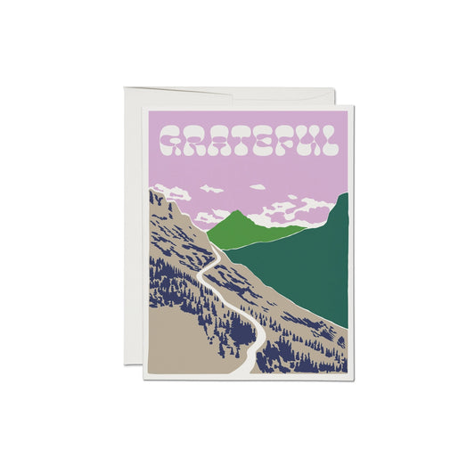 gratitude mountain card