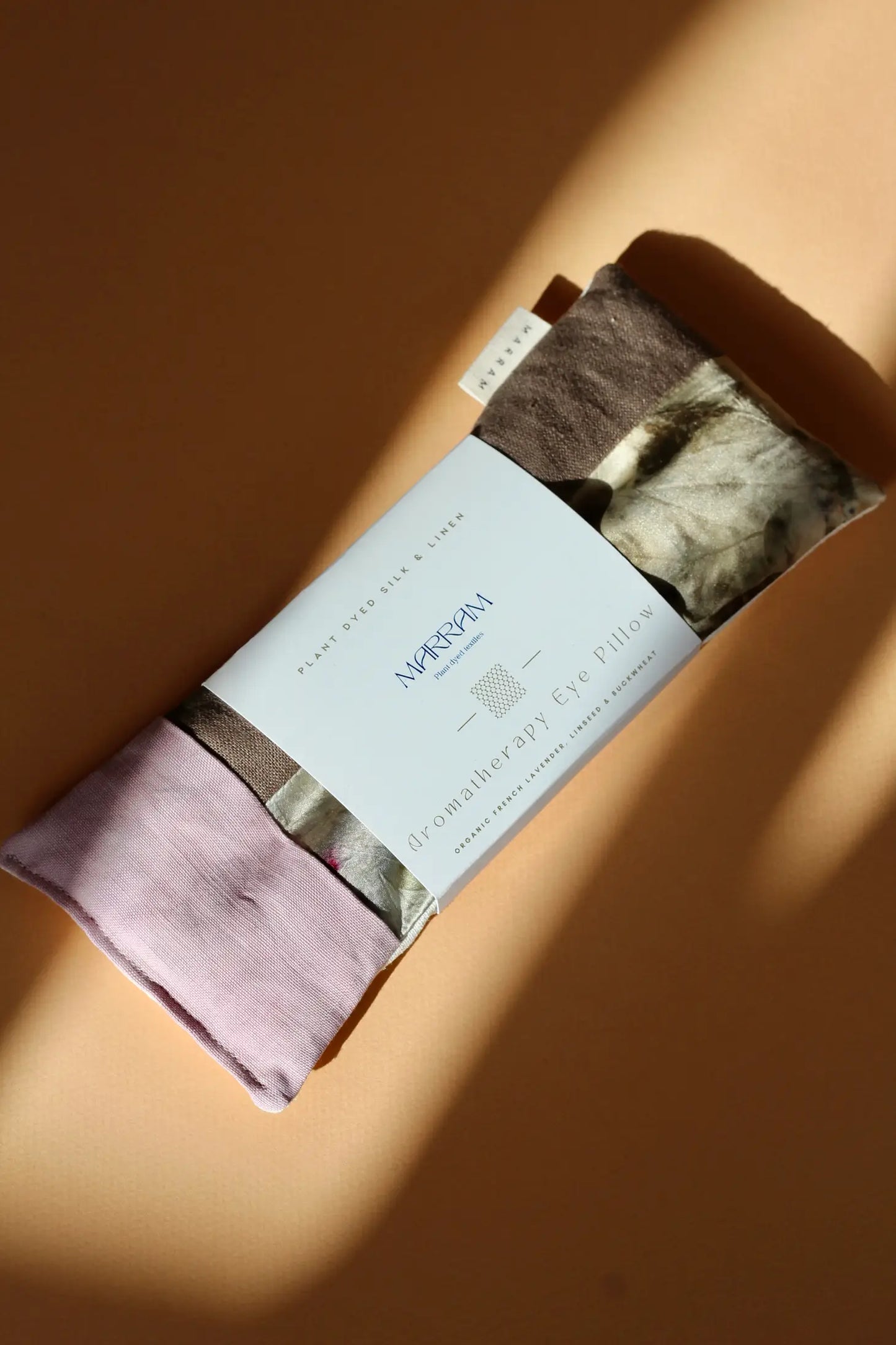 naturally dyed aromatherapy eye pillows