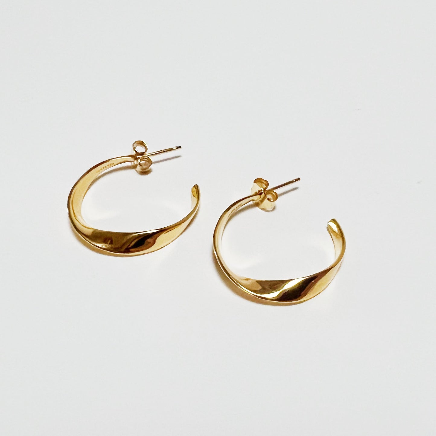 twisted ribbon hoops