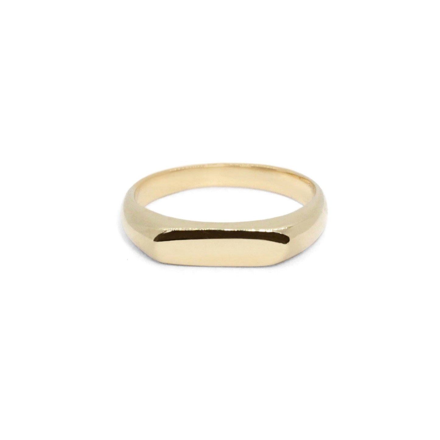 aisha skinny signet ring