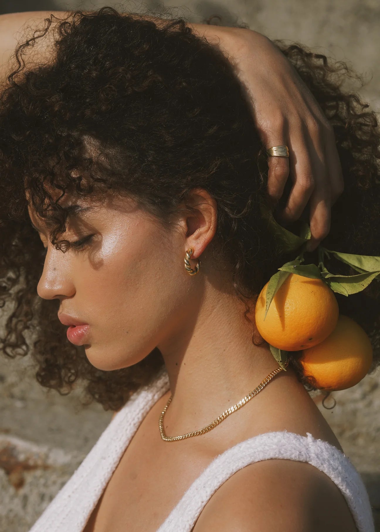 sorella hoop earrings