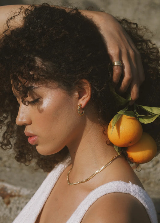 sorella hoop earrings