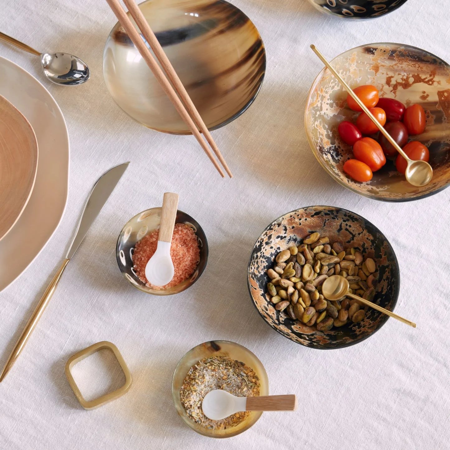 thin gold spoon - mini