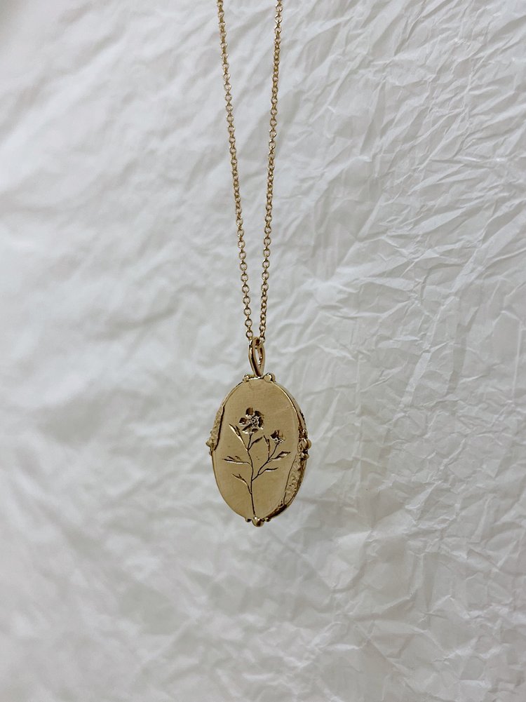 floral pasture amulet necklace - no. 206