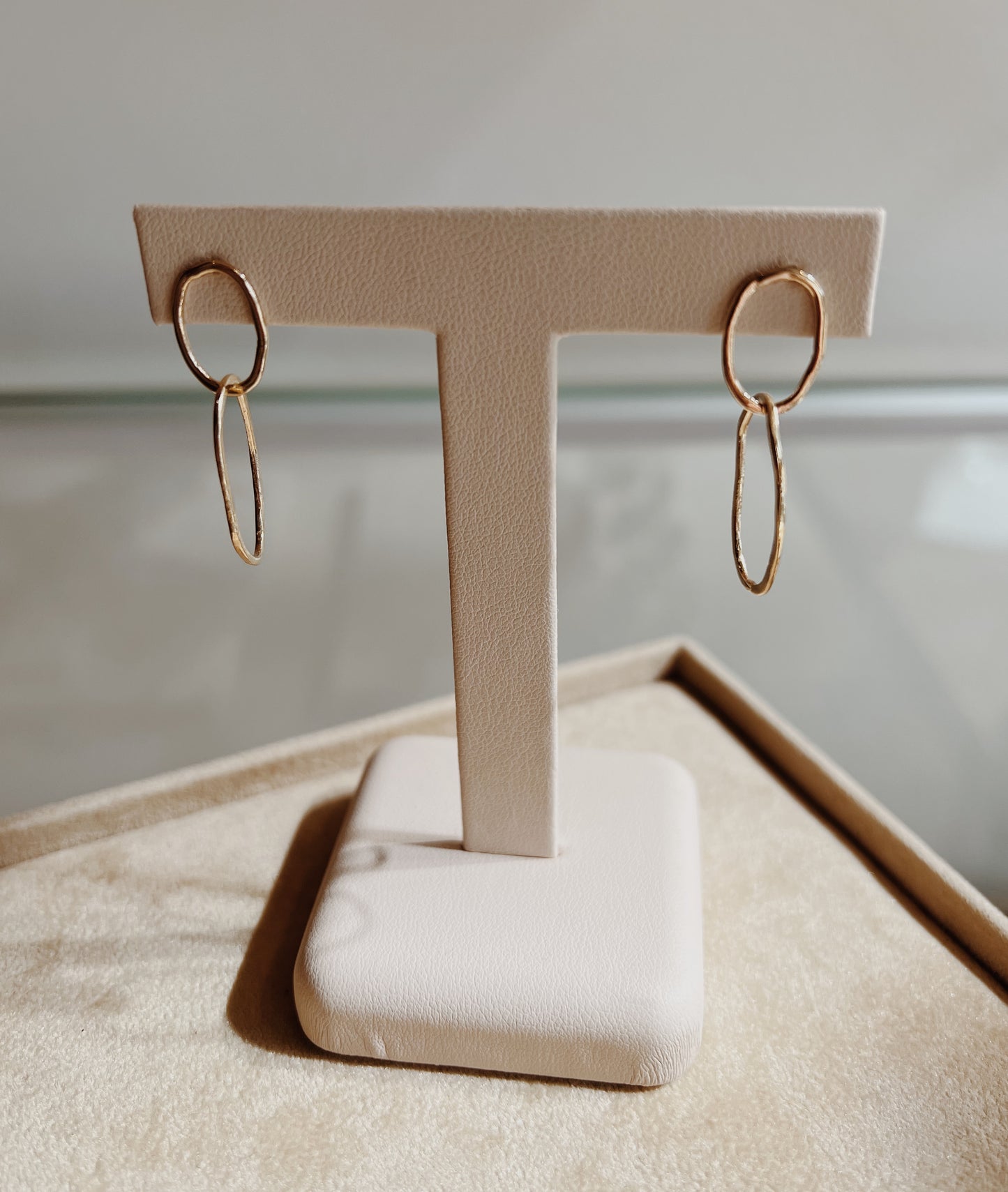 lula oval drop earrings