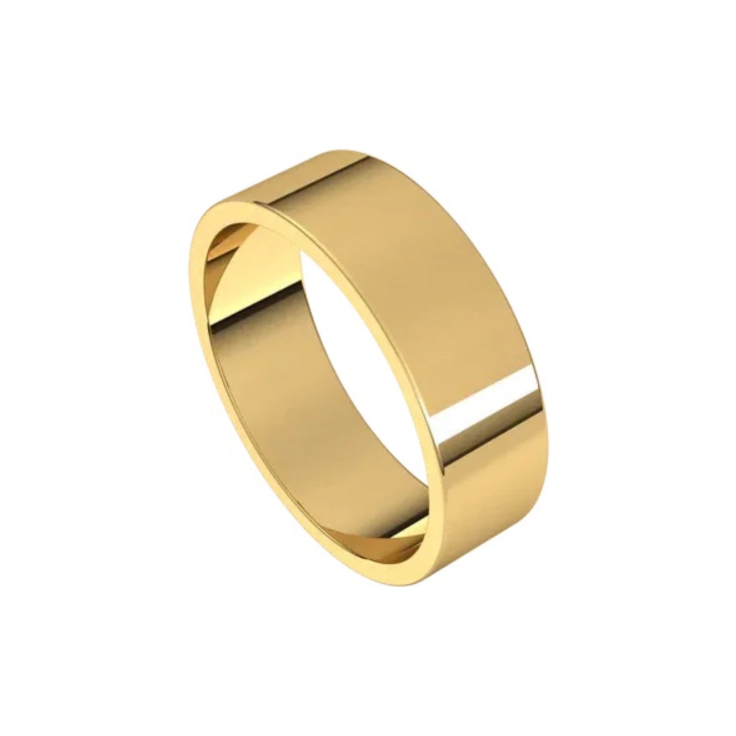 flat standard-fit band - 6mm