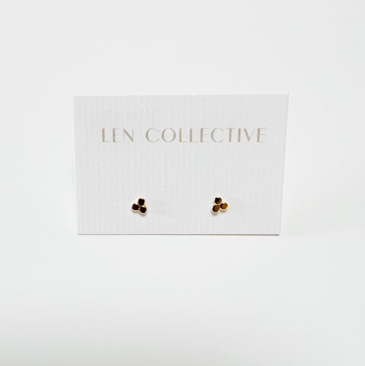 tiny triple disc studs