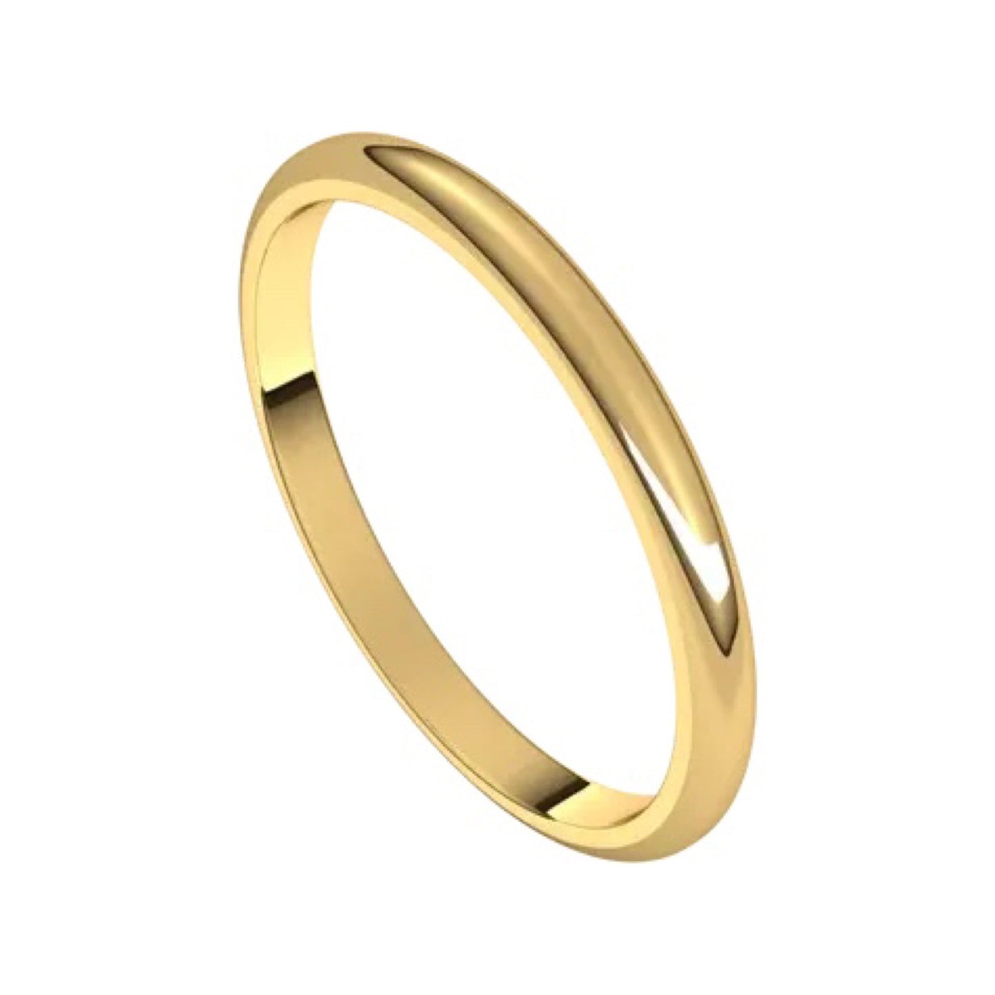 half-round standard-fit band - 2mm