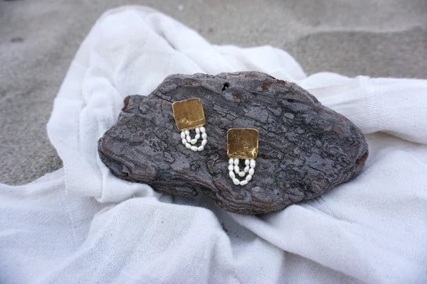 corella pearl earrings