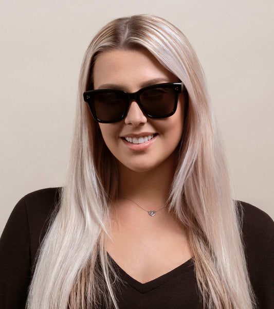 RAEN / breya sunglasses - recycled black - polarized