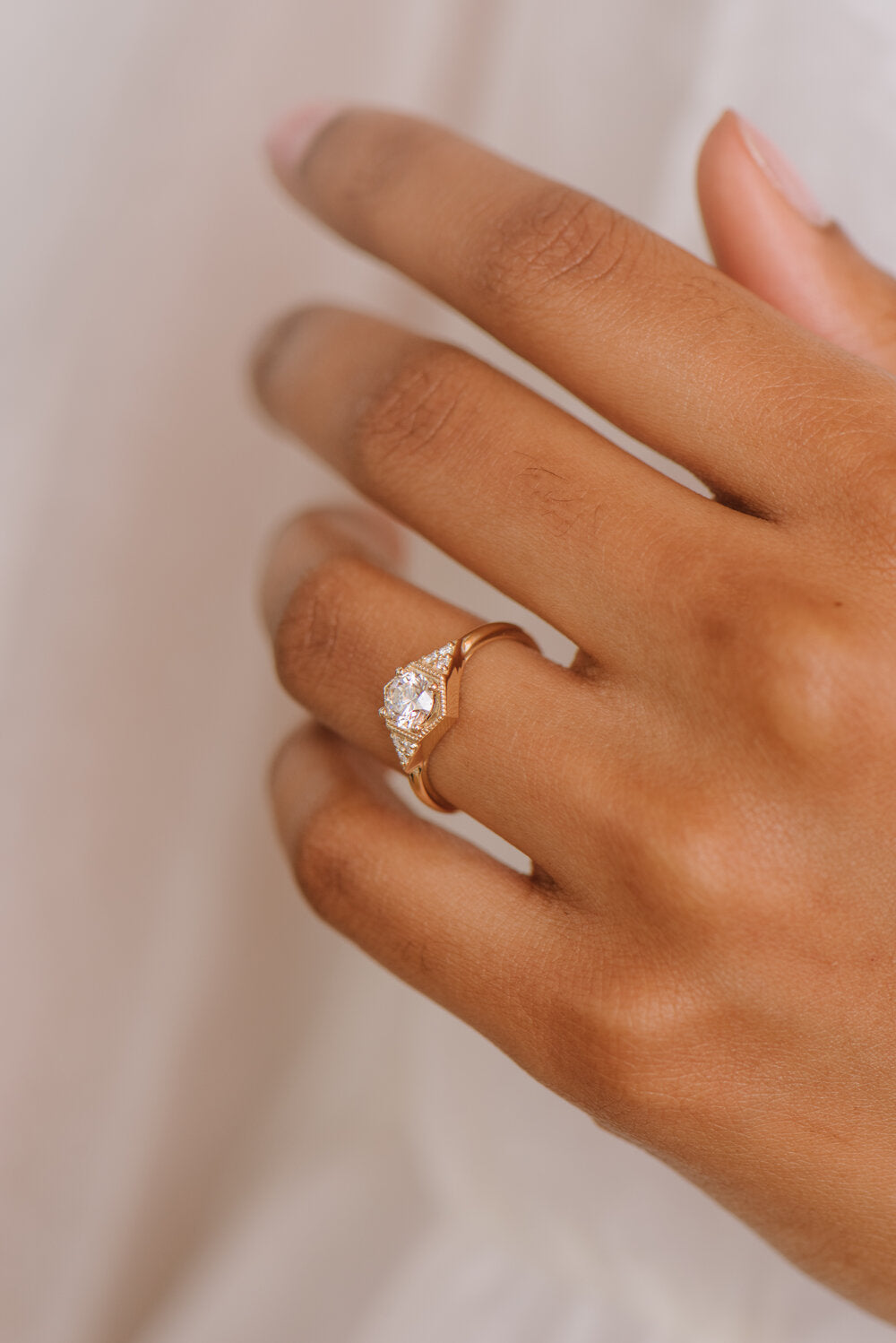 drea II ring - rose-cut