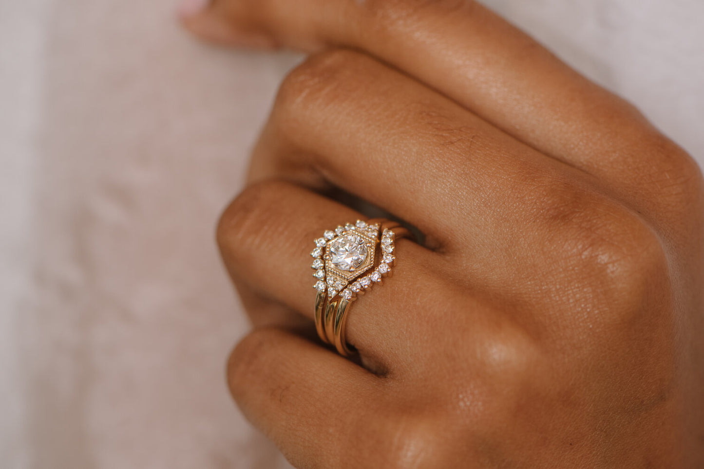 drea II ring - rose-cut